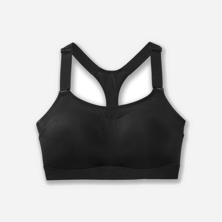 Brooks Dare Racerback - Run Bra Mujer - Negras (CBKQ-84519)